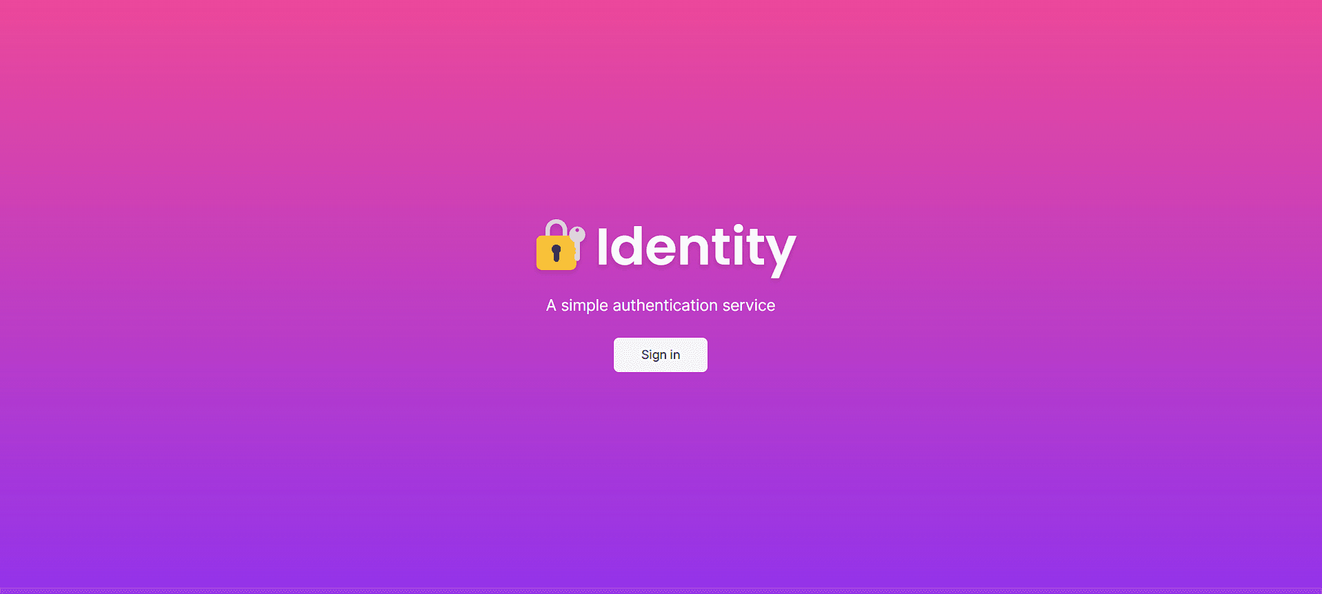 Identity's cover image