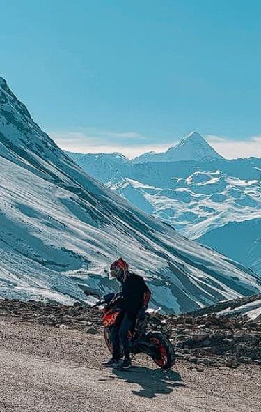 On the top of Mt. Baralacha